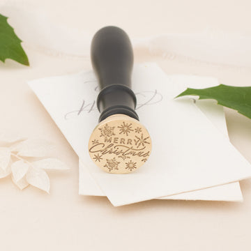 Merry Christmas Wax Stamp