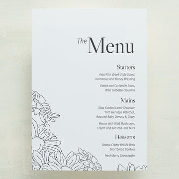Coming Home Menu