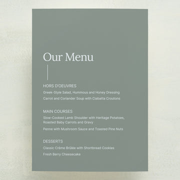 Intention Menu
