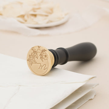 Noelle Single Initial Wax Stamp