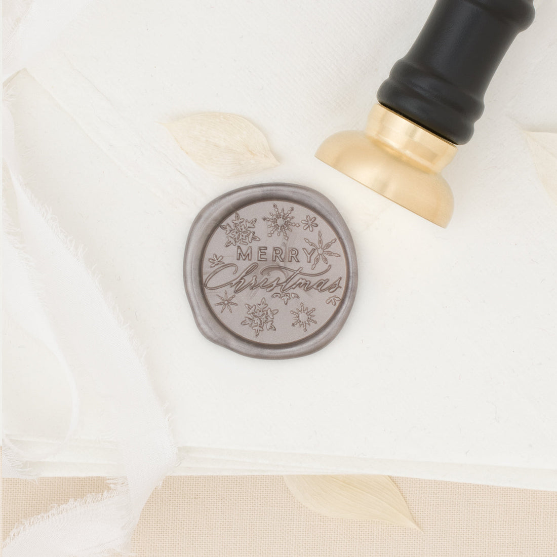 Merry Christmas Wax Stamp