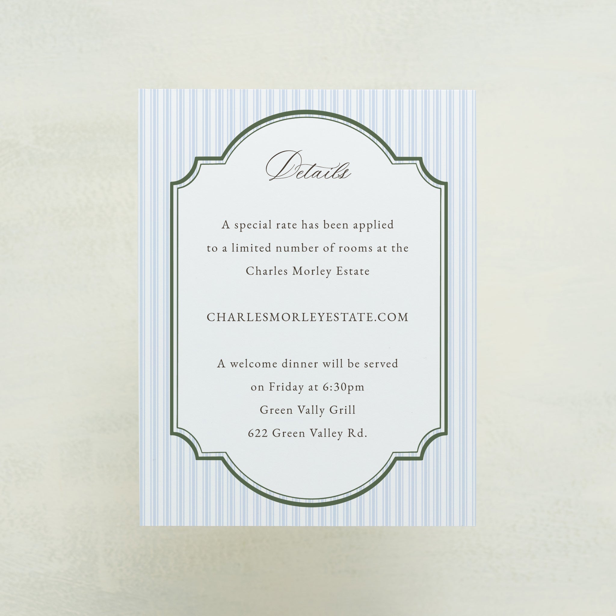 Tete A Tete Details Cards