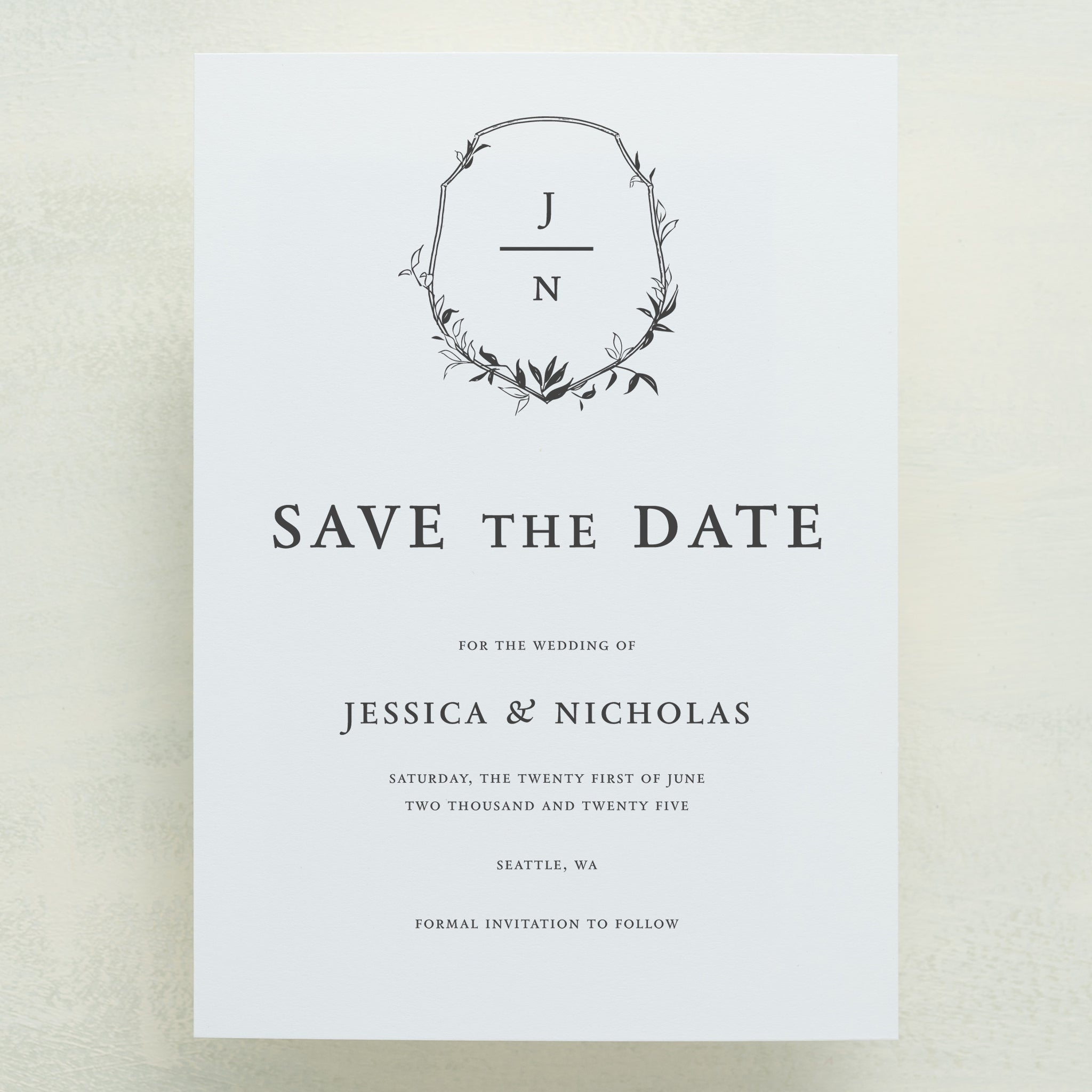 (Sample) Monarch Save The Date