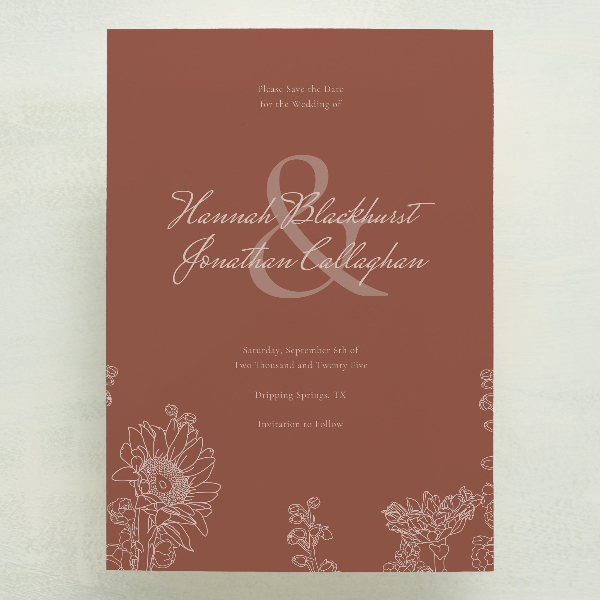 (Sample) Midsummer Save The Date
