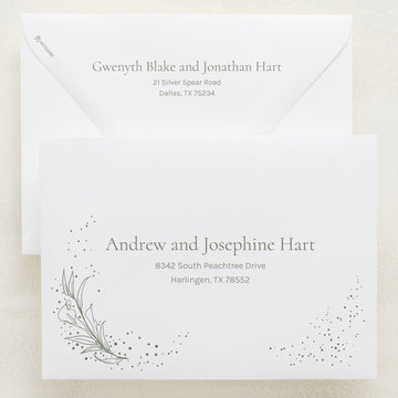 (Sample) Full Bloom Addressed Envelopes