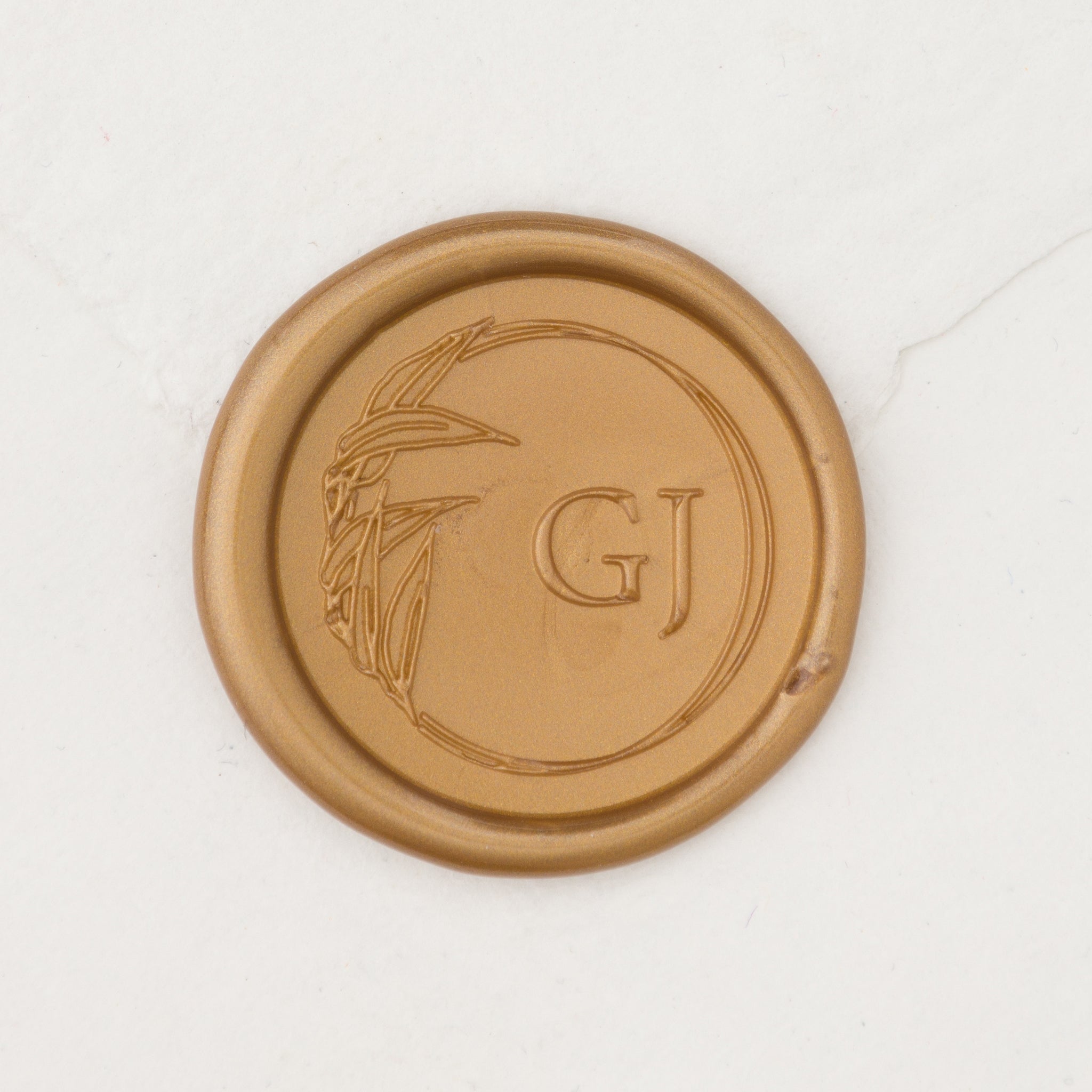 (Sample) Full Bloom Monogram Wax Seals