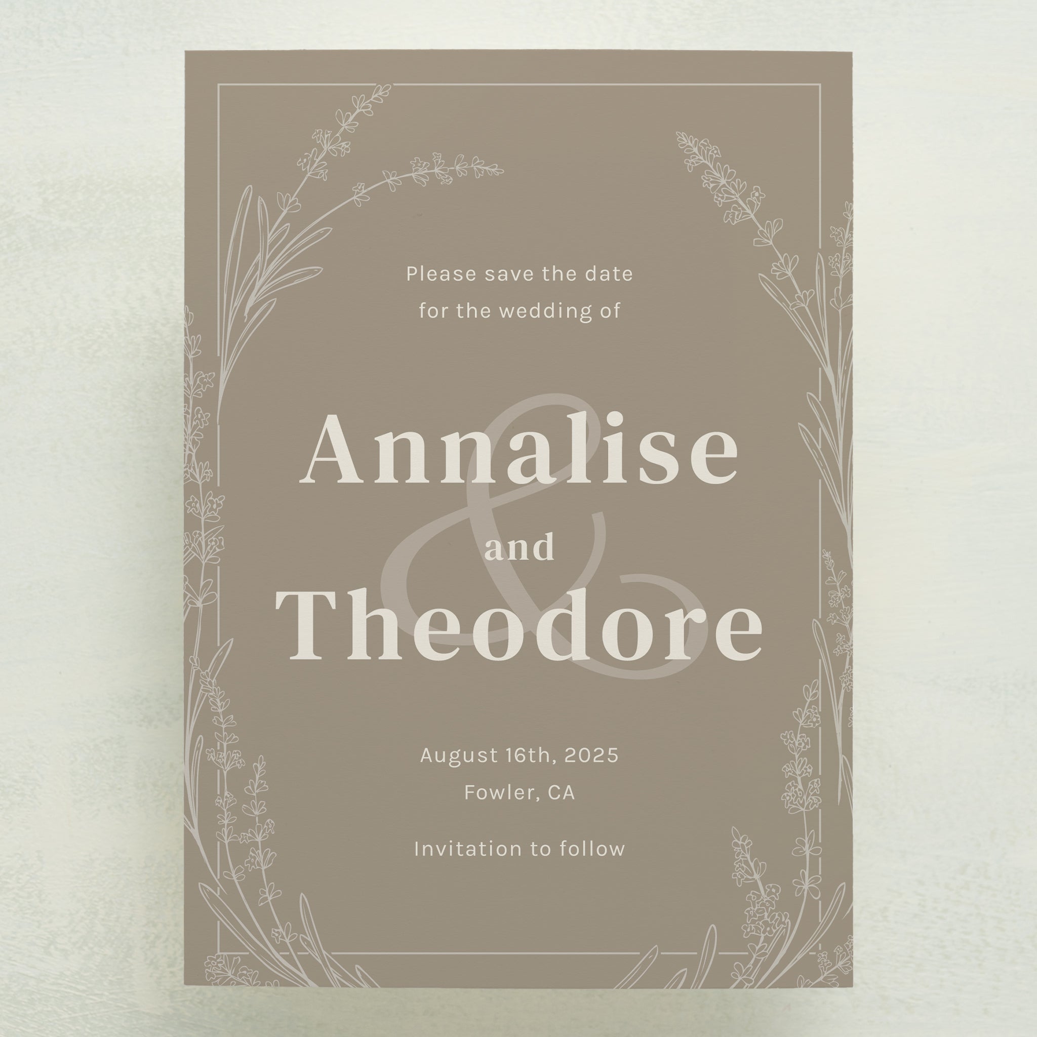 (Sample) Boundless Save The Date