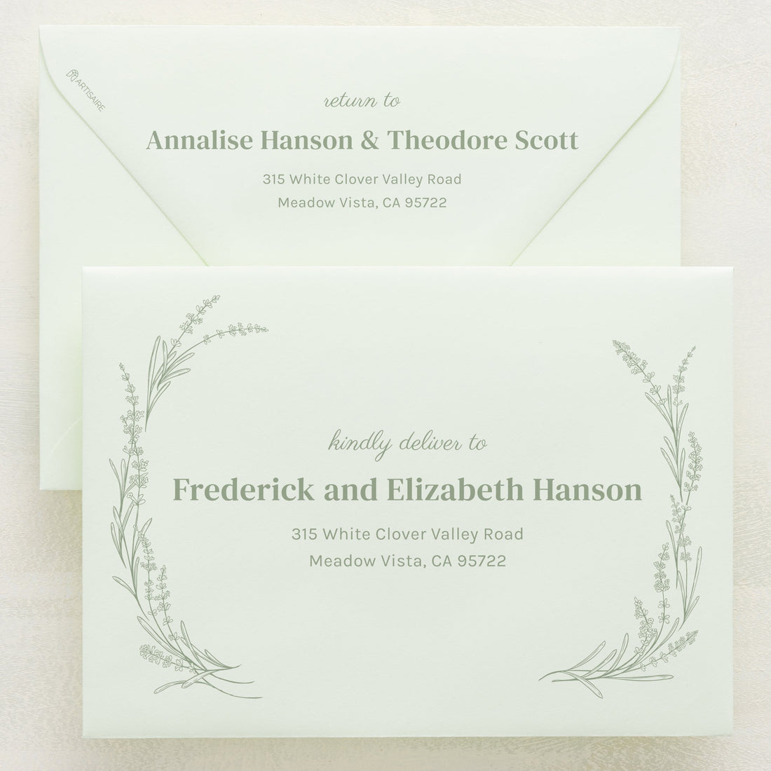 (Sample) Boundless Addressed Envelopes