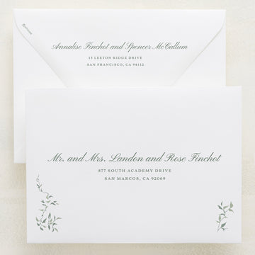 (Sample) Enchantment Addressed Envelopes