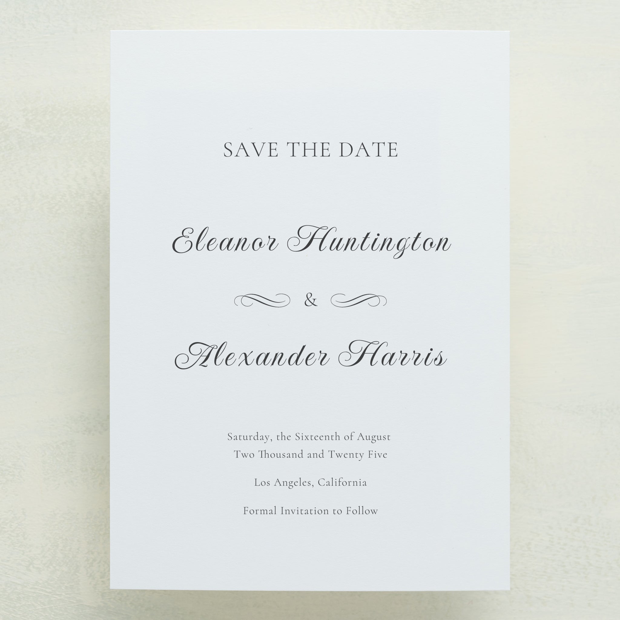 (Sample) Monroe Save The Date
