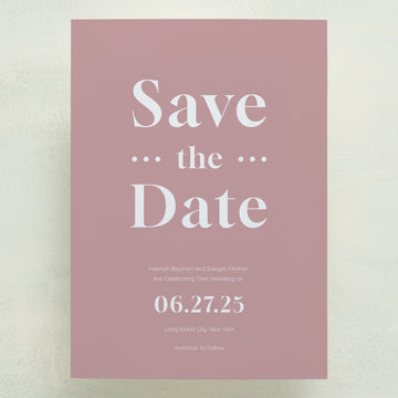 (Sample) Manhattan Save The Date