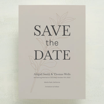 (Sample) Embellished Save The Date