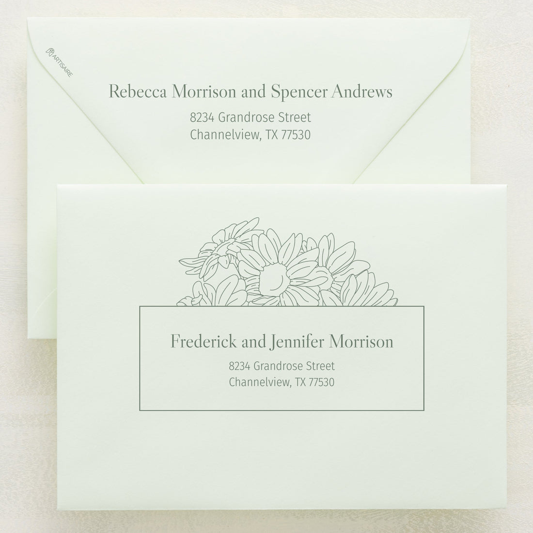 (Sample) Coming Home Addressed Envelopes