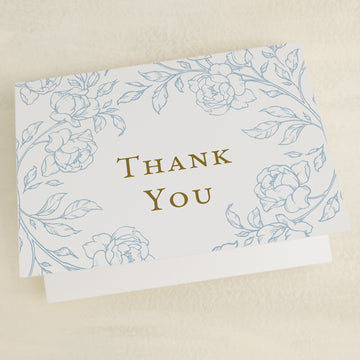 Climbing Roses Thank You Card