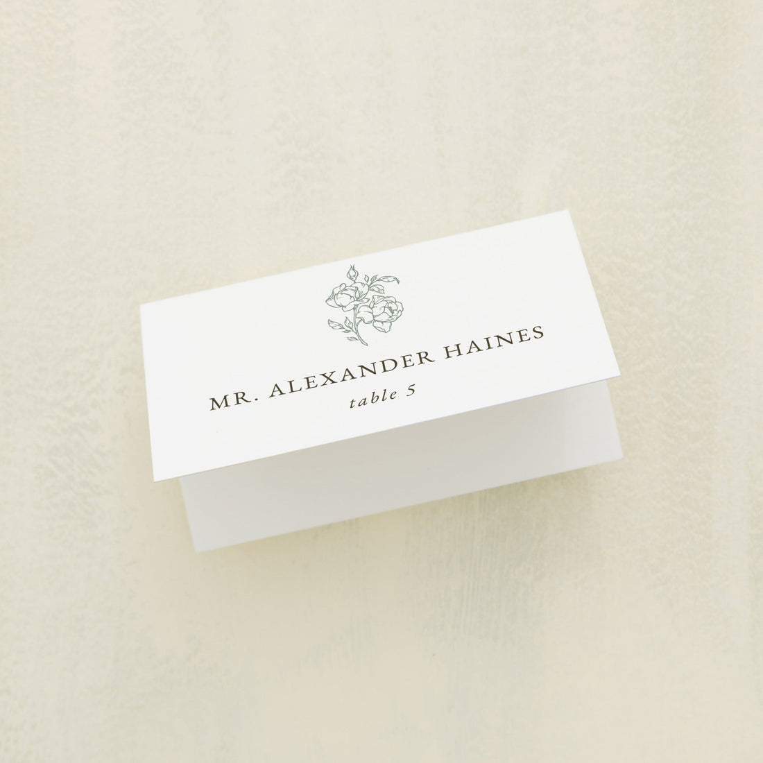 Climbing Roses Place Card