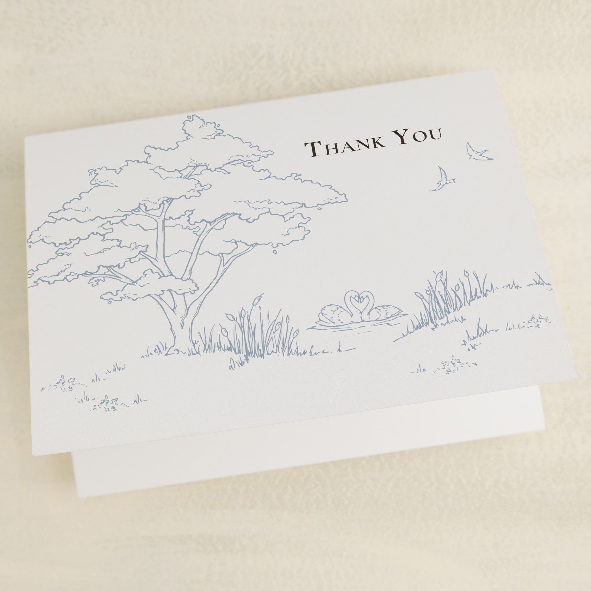 Swan Lake Thank You Card