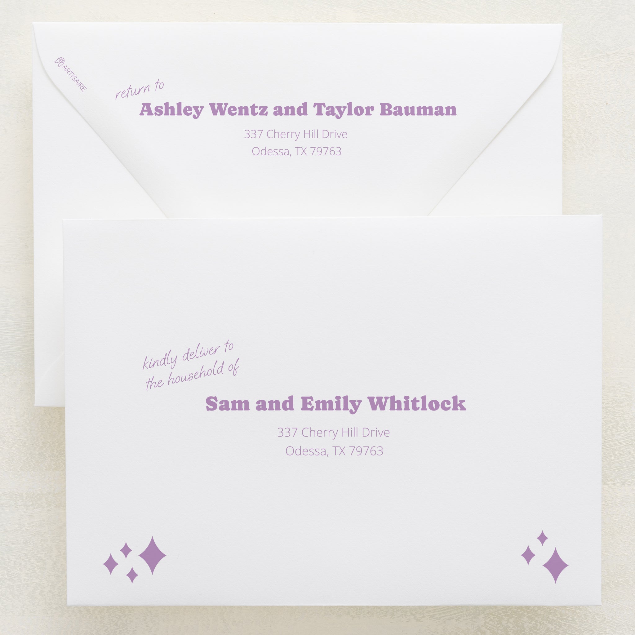 Wedlibs Addressed Envelopes