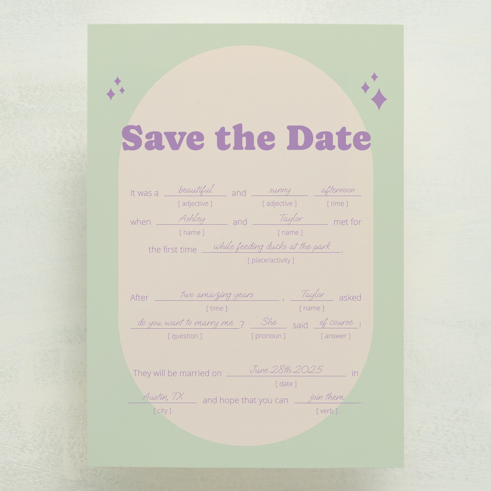 (Sample) Wedlibs Save The Date