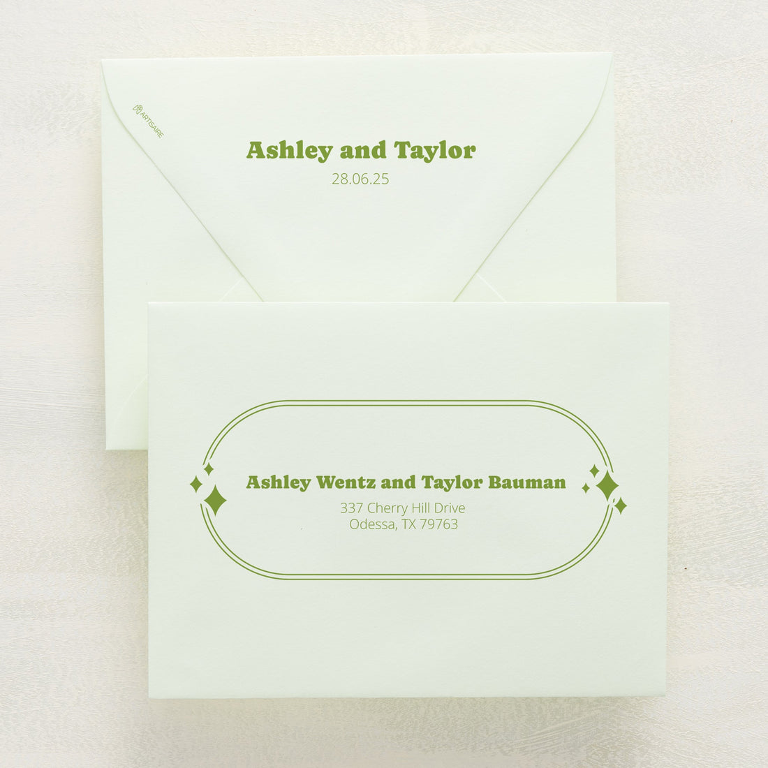 Wedlibs Reply Envelopes