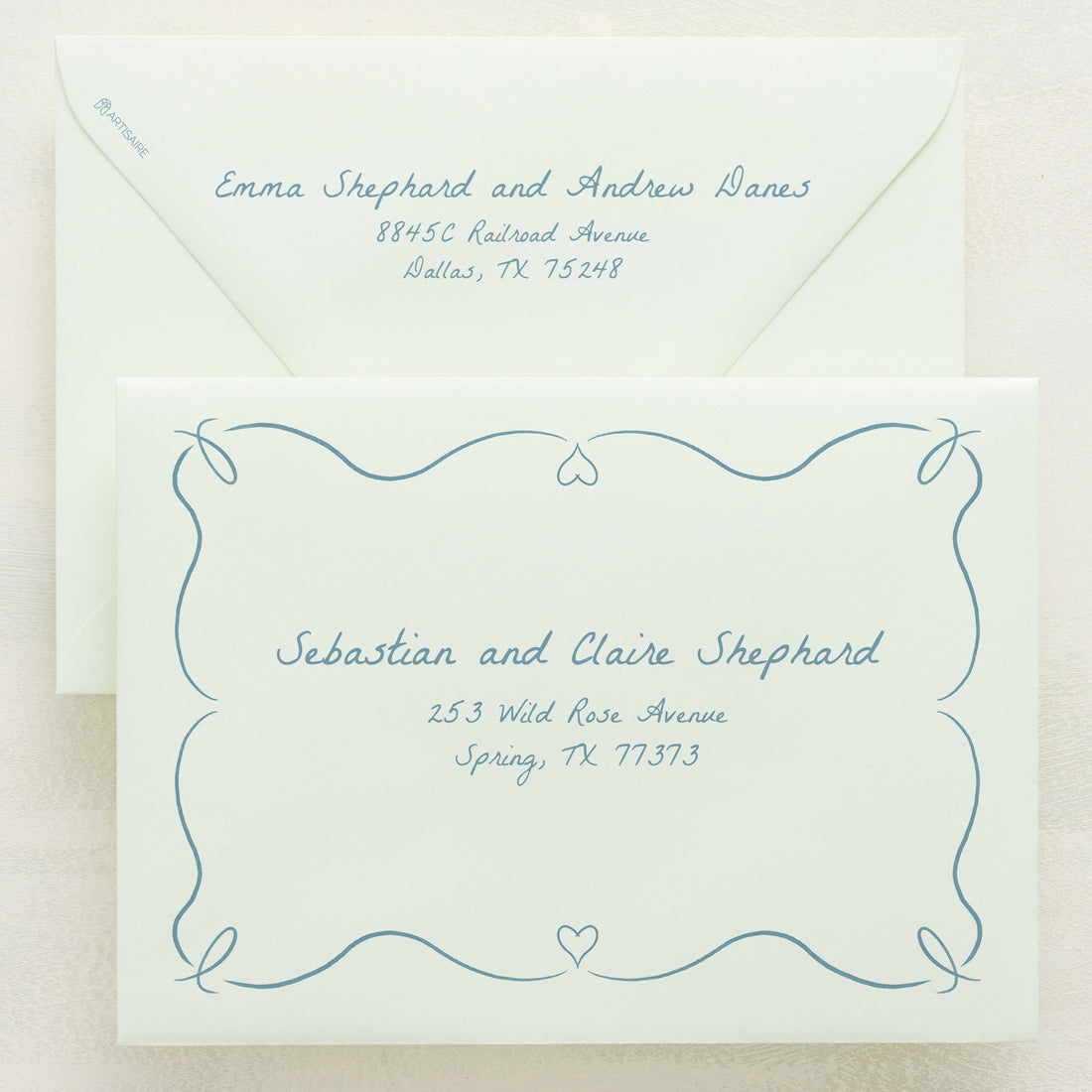 Scribble Addressed Envelopes