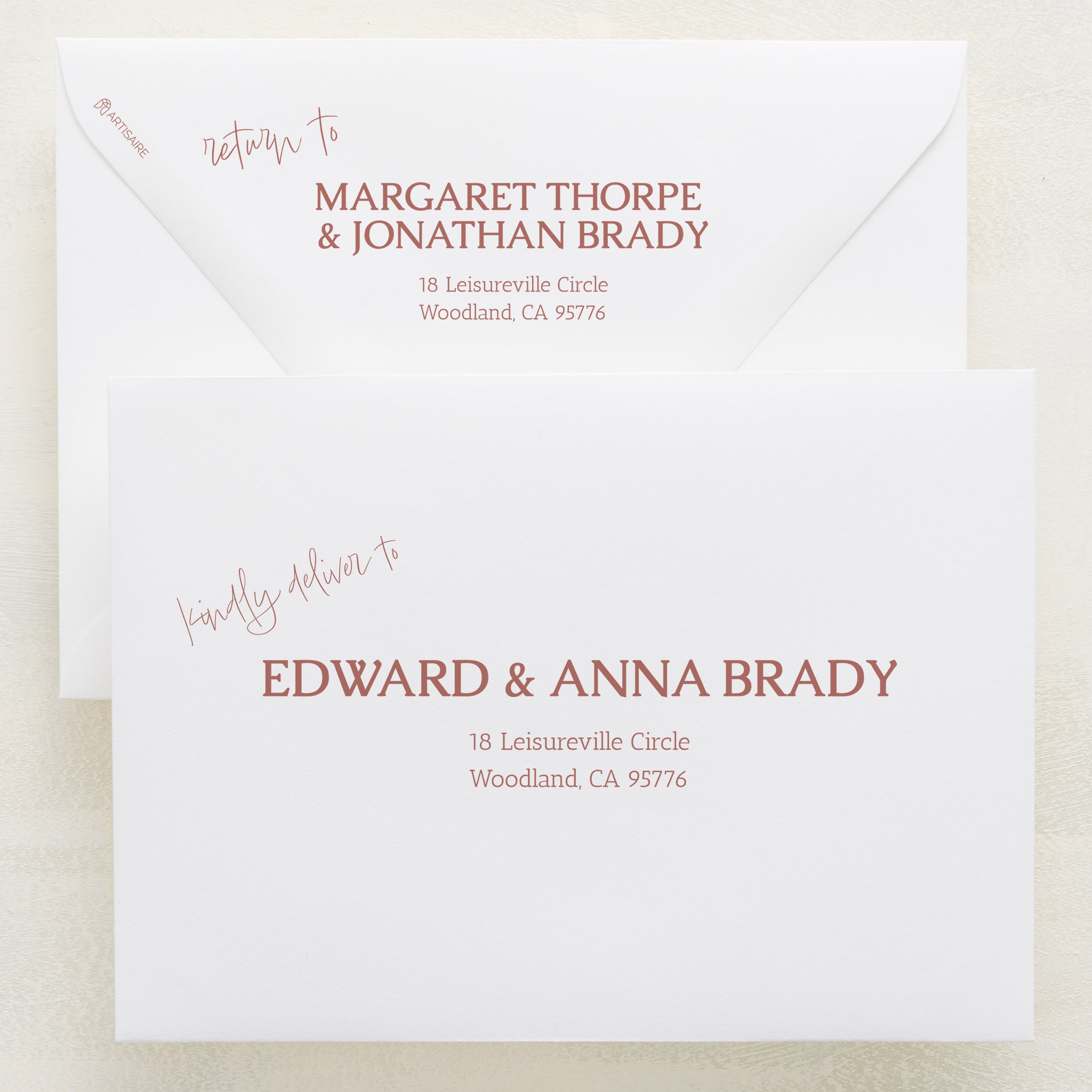 (Sample) Dearest, Addressed Envelopes