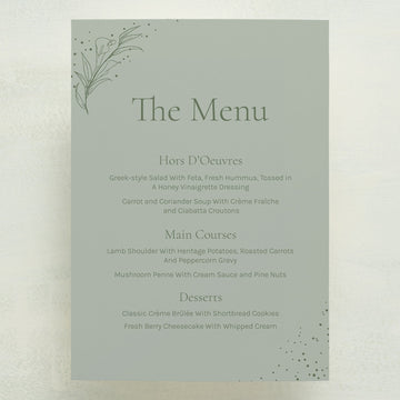Full Bloom Menu