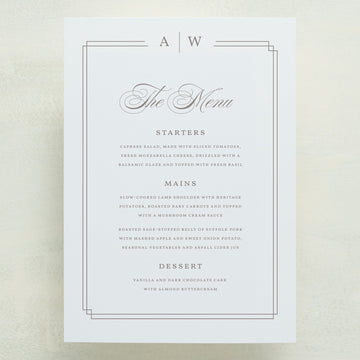 Always Traditional Menu