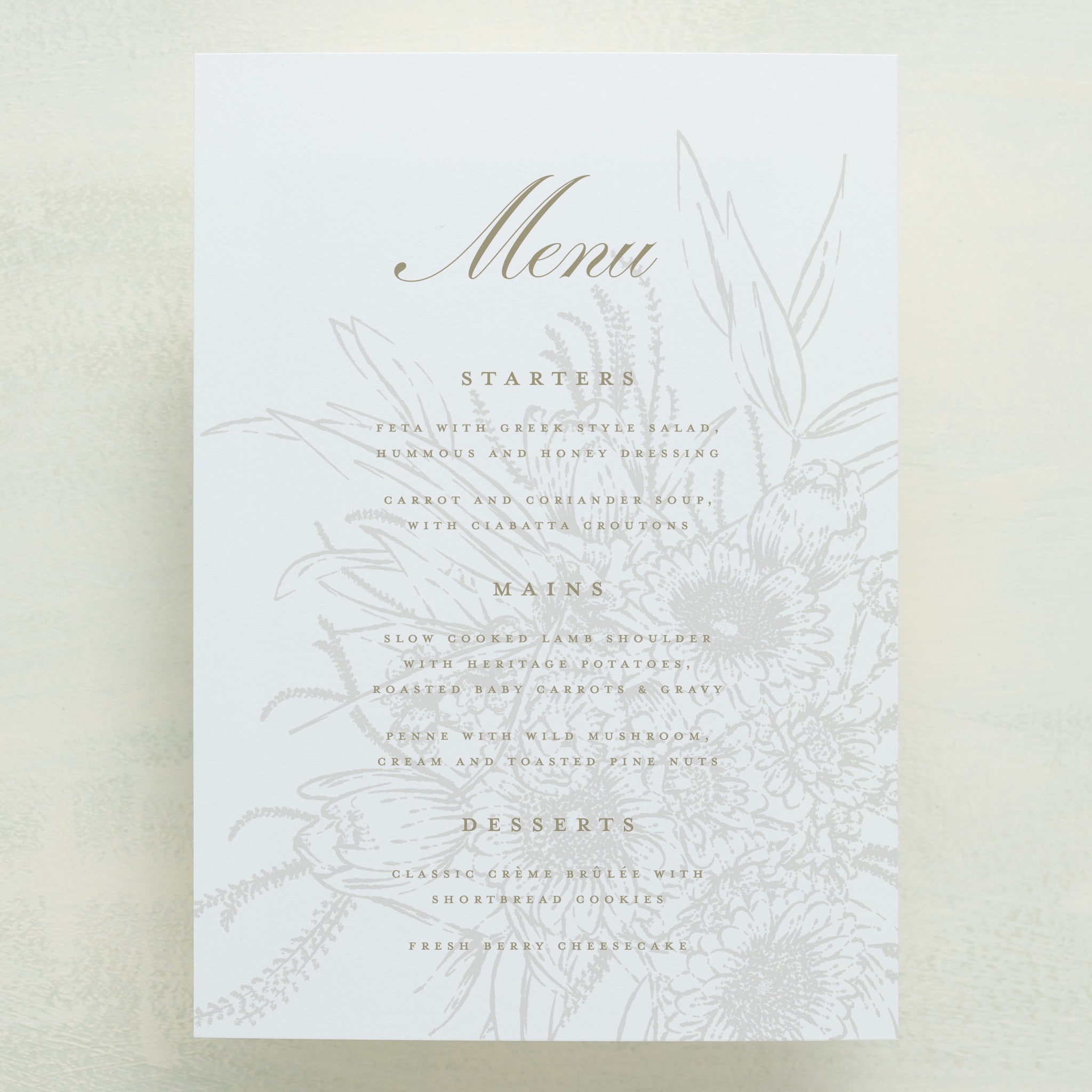 Maison Menu