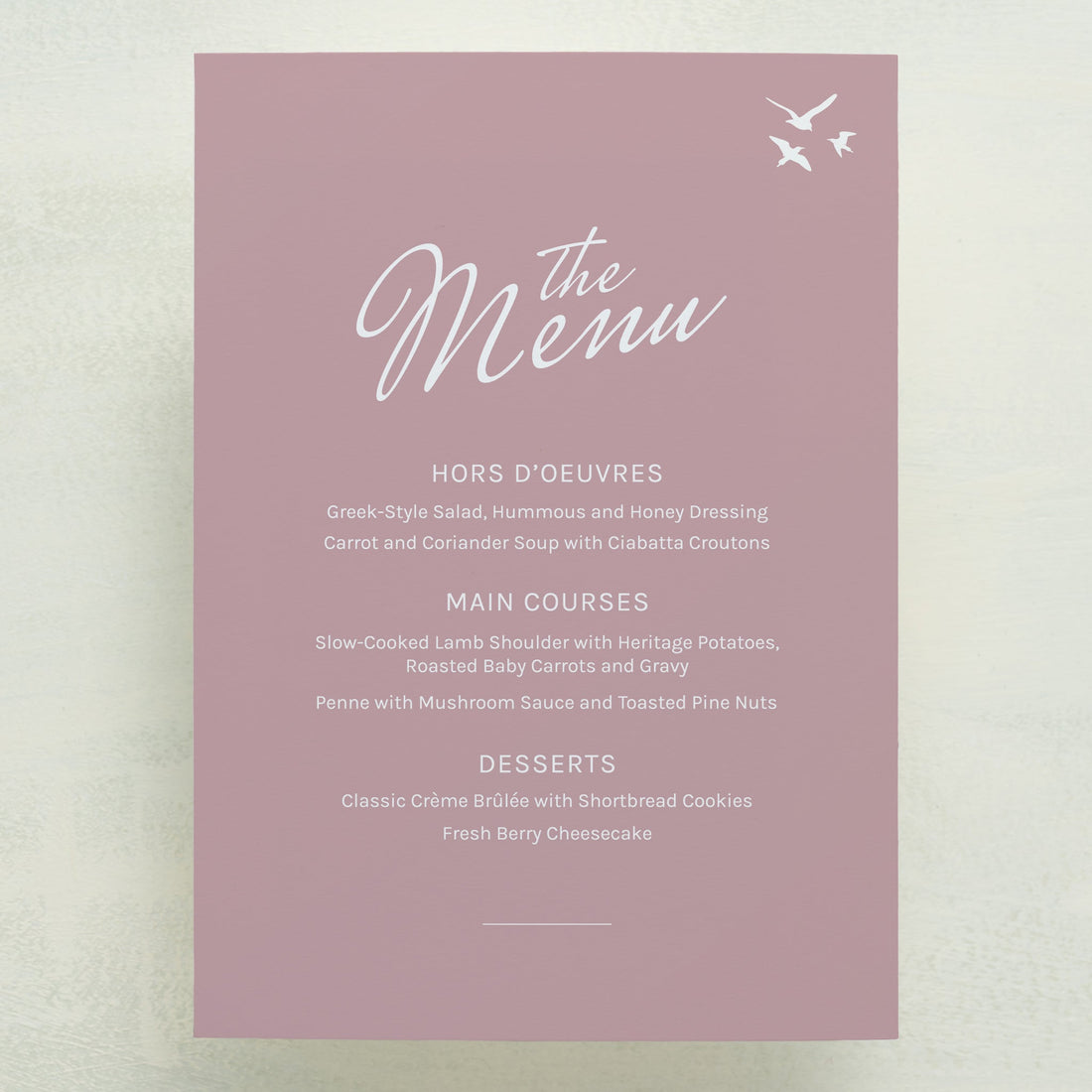 Whisked Away Menu