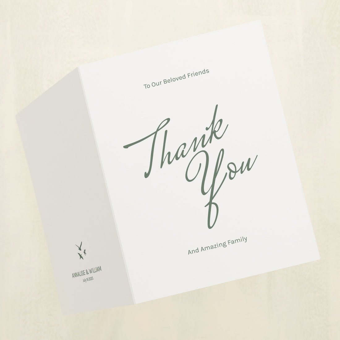 Whisked Away Thank You Card