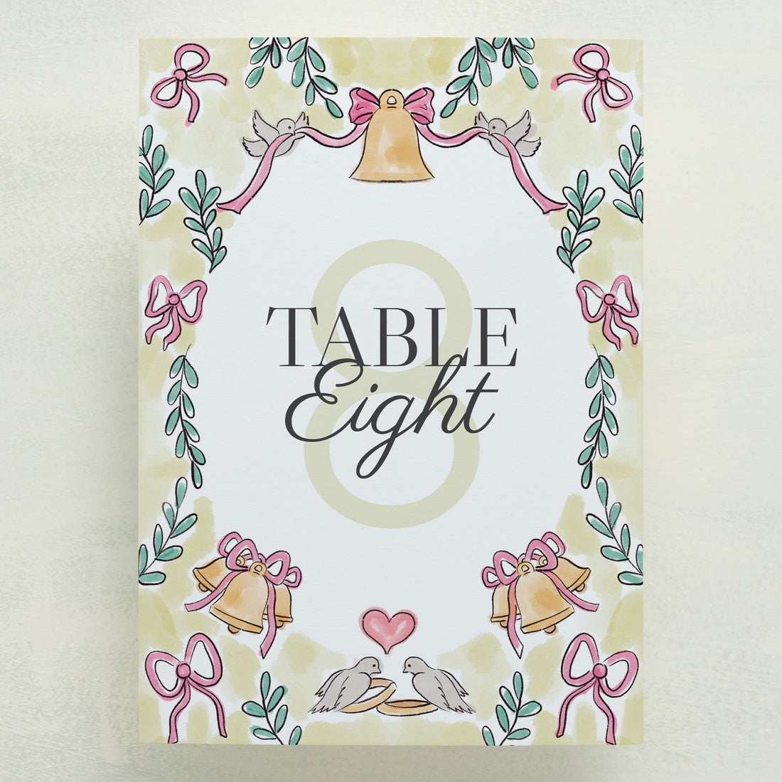 Lovebirds Table Number