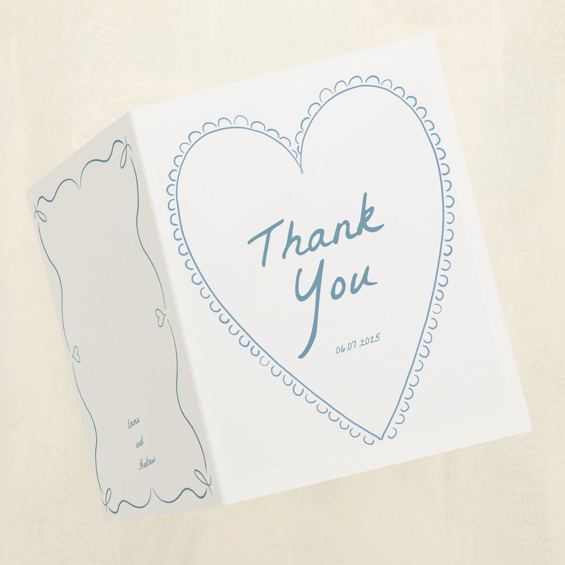Scribble Thank You Card