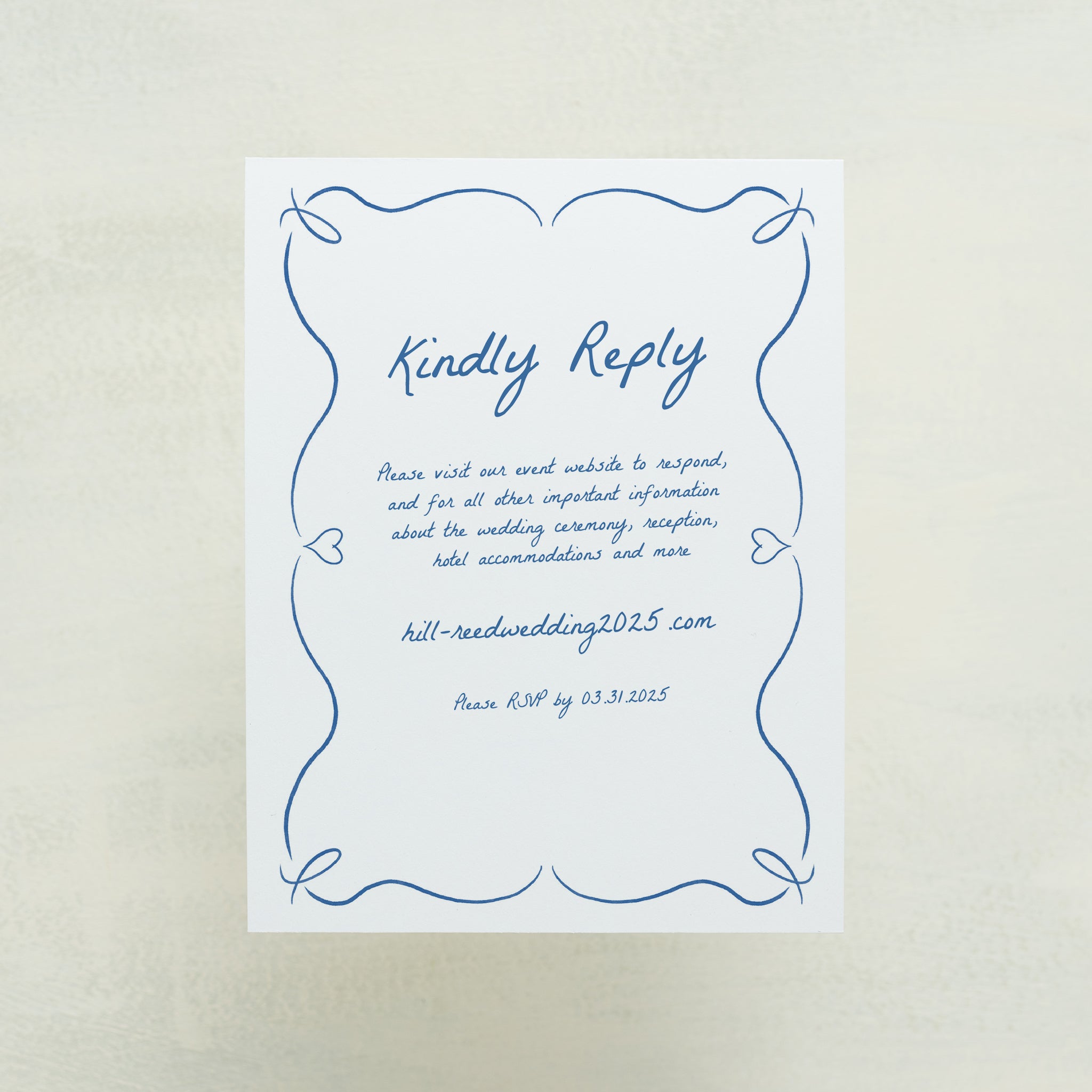 Scribble Digital RSVP Card
