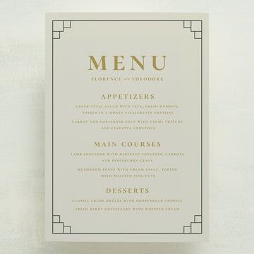 Lily Nouveau Menu