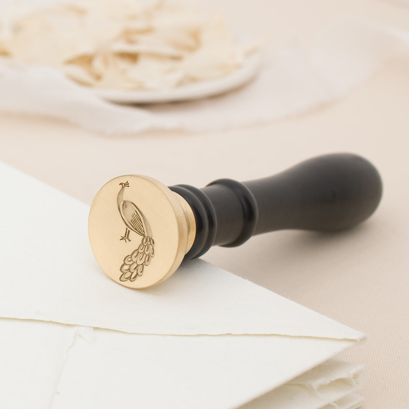 Peacock Wax Stamp