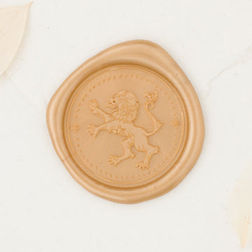 Leo Crest Wax Seals