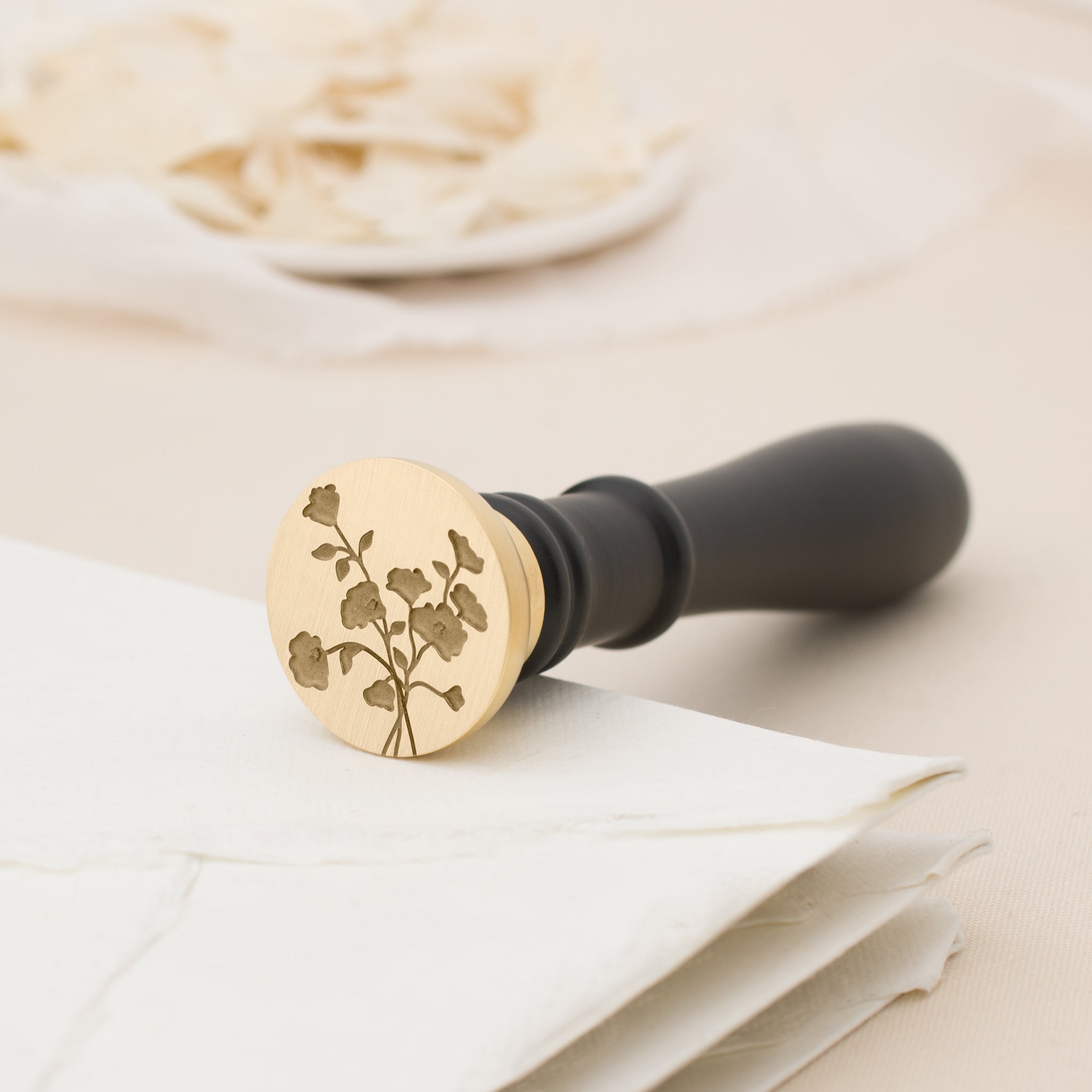 Bloom Wax Stamp