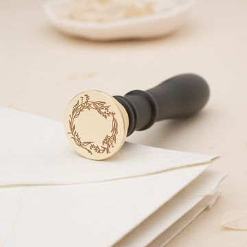 Garden Wreath Wax Stamp