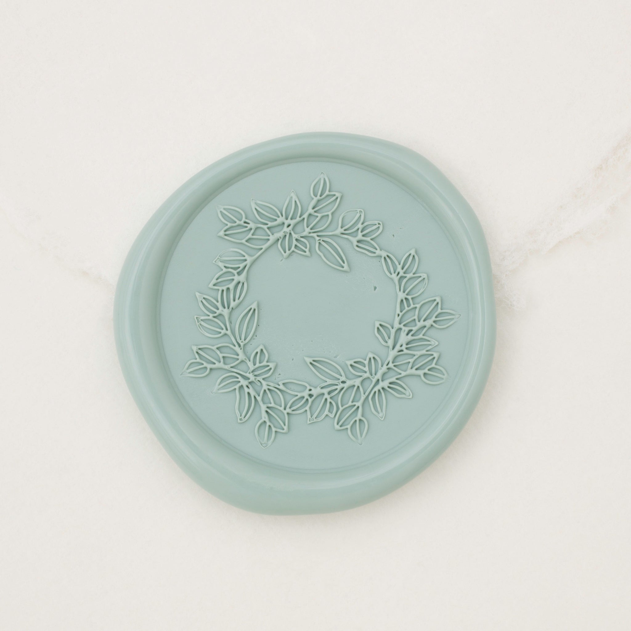 Salal Wreath Wax Seals