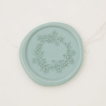 Salal Wreath Wax Seals