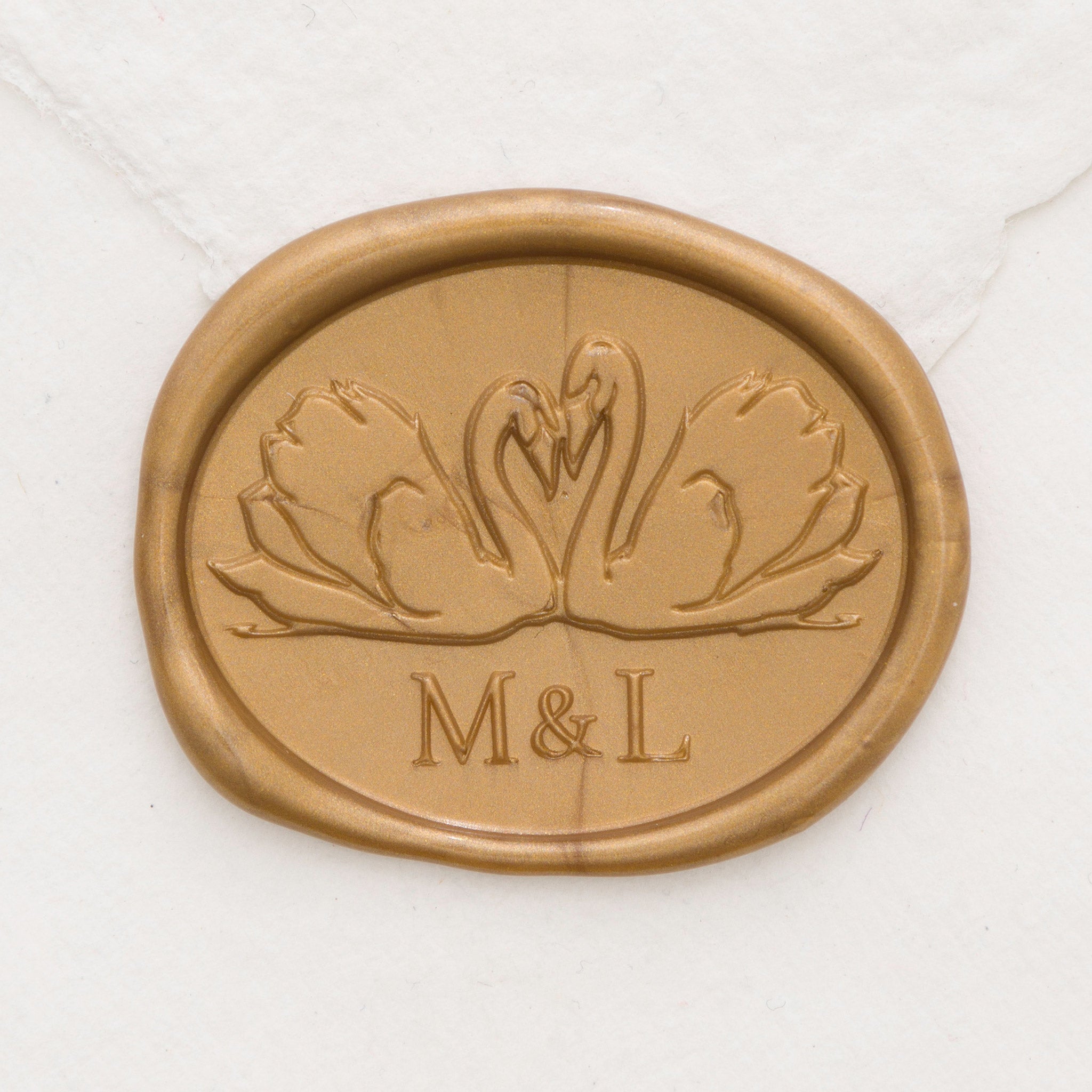 (Sample) Swan Duo Monogram Wax Seals