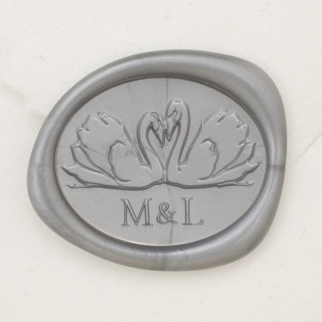 (Sample) Swan Duo Monogram Wax Seals