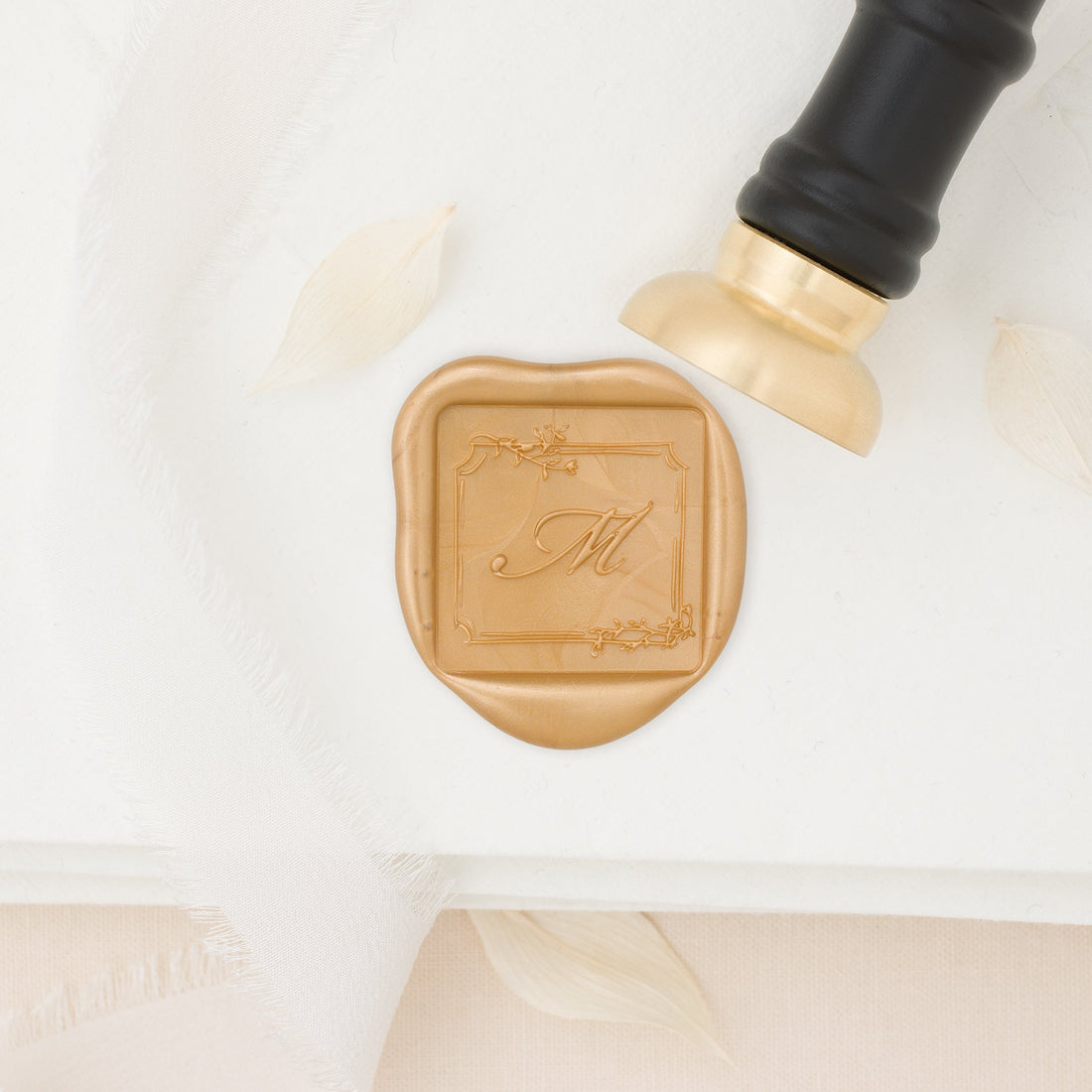 Tabula Rasa Single Initial Wax Stamp