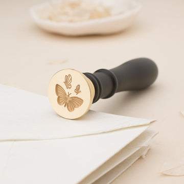 You Give Me Butterflies 3D Wax Stamp